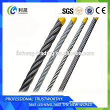 Factory Price 8x19 Ungalvanized Steel Wire Rope 9mm